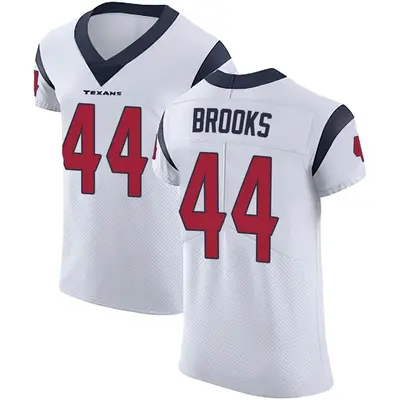 Men's Elite British Brooks Houston Texans White Vapor Untouchable Jersey
