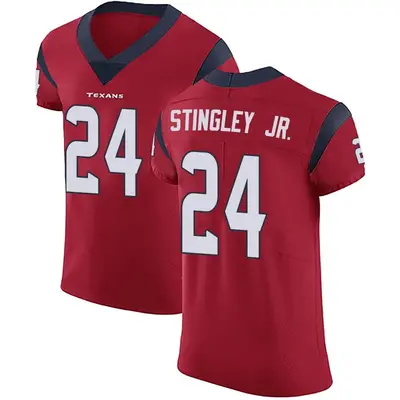 Men's Elite Derek Stingley Jr. Houston Texans Red Alternate Vapor Untouchable Jersey