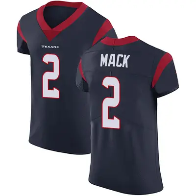 Men's Elite Marlon Mack Houston Texans Navy Blue Team Color Vapor Untouchable Jersey