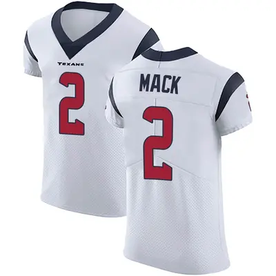 Men's Elite Marlon Mack Houston Texans White Vapor Untouchable Jersey