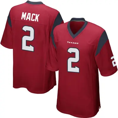 Men's Game Marlon Mack Houston Texans Red Alternate Jersey
