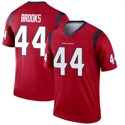 Men's Legend British Brooks Houston Texans Red Jersey