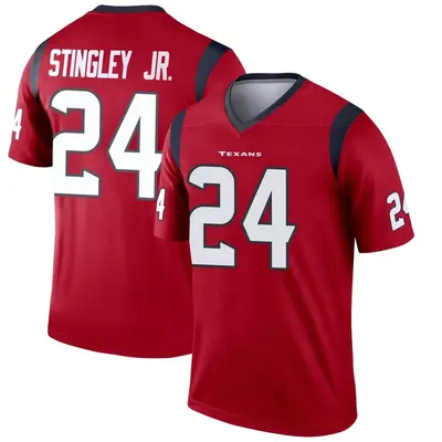 Men's Legend Derek Stingley Jr. Houston Texans Red Jersey