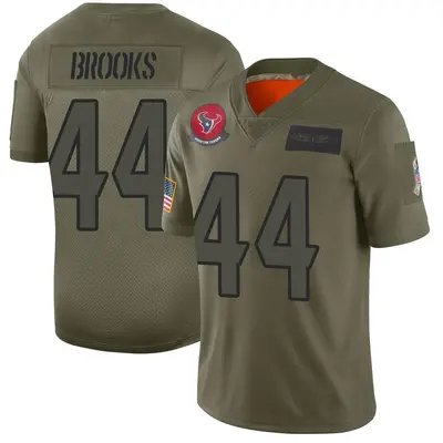 Men's Limited British Brooks Houston Texans Camo 2019 Salute to Service Jersey
