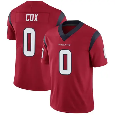 Men's Limited Eli Cox Houston Texans Red Alternate Vapor Untouchable Jersey