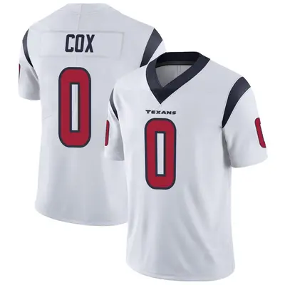 Men's Limited Eli Cox Houston Texans White Vapor Untouchable Jersey