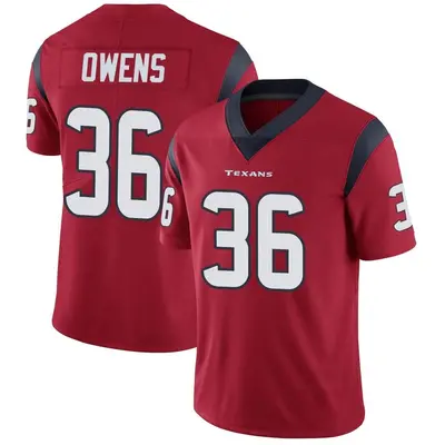 Men's Limited Jonathan Owens Houston Texans Red Alternate Vapor Untouchable Jersey