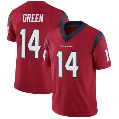 Men's Limited T.J. Green Houston Texans Red Alternate Vapor Untouchable Jersey