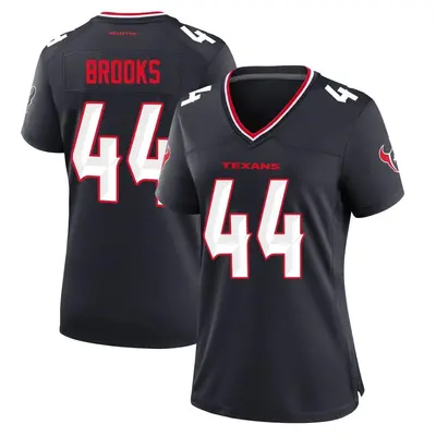 Women's Game British Brooks Houston Texans Navy Team Jersey