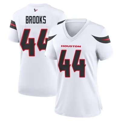 Women's Game British Brooks Houston Texans White Jersey