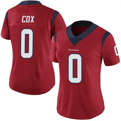 Women's Limited Eli Cox Houston Texans Red Alternate Vapor Untouchable Jersey