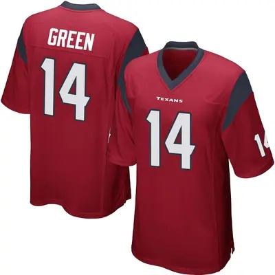 Youth Game T.J. Green Houston Texans Red Alternate Jersey