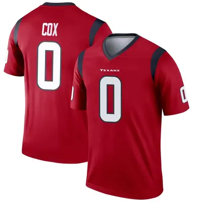Youth Legend Eli Cox Houston Texans Red Jersey