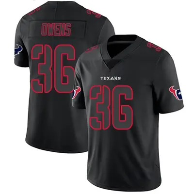 Youth Limited Jonathan Owens Houston Texans Black Impact Jersey