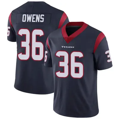 Youth Limited Jonathan Owens Houston Texans Navy Blue Team Color Vapor Untouchable Jersey