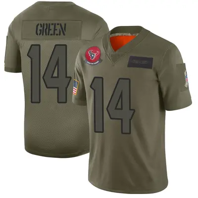 Youth Limited T.J. Green Houston Texans Camo 2019 Salute to Service Jersey